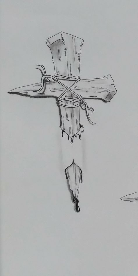 God Cross Drawing, Cool Cross Drawings, Jesus On The Cross Drawing, Jesus Pencil Drawing, Christian Sketches, Faith Drawings, Christian Art Drawings, Christian Drawings Inspiration, Crucifix Drawing