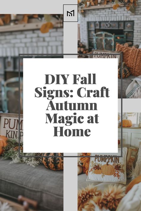 Create your own Autumn DIY Signs to bring seasonal charm into your home. Utilize reclaimed wood, paint in warm fall colors like orange, red, and yellow, and stencil in phrases like "Harvest Blessings" or "Welcome Autumn". Add embellishments such as faux leaves, acorns, or twine for a rustic touch. These handmade signs are perfect for adding a cozy, festive atmosphere to any space. Diy Fall Signs, Cozy Rustic Home, Rustic Wall Decor Diy, Autumn Diy, Thanksgiving Turkey Craft, Fabric Wall Decor, Welcome Autumn, Fall Arts And Crafts, Turkey Crafts