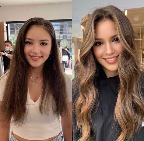 Enes Yılmaz ➖ on Instagram: “Before and After 🌸Natural look is always the best choice . Hair by. . @enessyilmaz___ 🍀🍀 . . . #facelight #ombre #sombre #brushlight…” Sombre Hair, Dark Blonde Hair Color, Beige Hair, Bronde Balayage, Brunette Hair With Highlights, Brown Hair With Blonde Highlights, Beautiful Hair Color, Honey Hair, Light Hair Color