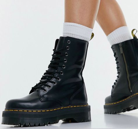 Dr Martens Jadon Hi, Jadon Hi, Hi Boots, Dr Martens Jadon, Doc Martens Boots, Martens Boots, Amy Rose, Shoe Inspo, Birthday Wishlist