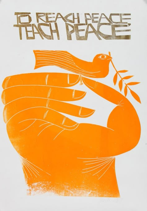 Ceasefire Illustration, Paul Peter Piech, Linocut Poster, Social Justice Poster, Linocut Prints Art, Justice Poster, Liberation Art, Activism Art, Activist Art