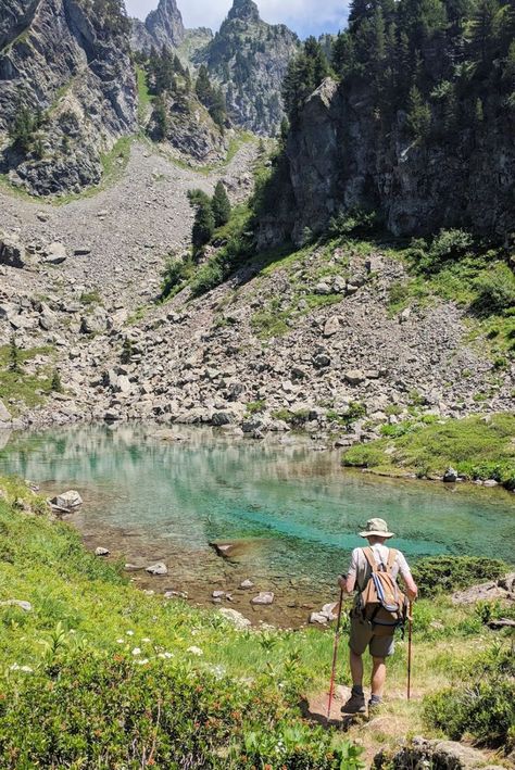 {Photo of Lac Levetel, Chamrousse mountain range} Here are the most scenic hikes near Grenoble, France that are accessible by bus (no car needed!). Includes alpine lakes, hikes right by the city, and "hills are alive" landscapes. #grenoble #hiking | Grenoble Things to Do | Grenoble France Travel | Grenoble France Summer | Grenoble France Hiking | Hiking in France | Best Hikes in France | French Alps | Chamrousse été Hiking France, Grenoble France, France Summer, By Bus, Ski Trails, Travel France, Visit France, Trekking Poles, Voyage Europe