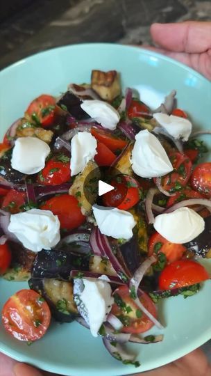 12K views · 830 reactions | Veggie Spring Salad 🥗 

Recipe in 🇬🇧🇩🇪🇫🇷🇪🇸 in broadcast channel:
IGusto’s Recipes 👨🏽‍🍳 | iGusto - FOOD & TASTE | veneris · Vivaldi Winter Drill #2 Vivaldi Winter, Curd Cheese, Spring Salad Recipes, Eggplant Salad, Yummy Meals, Spring Salad, Food Ingredients, Mediterranean Diet Recipes, Tomato Salad