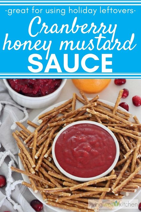 Don't waste your Thanksgiving leftovers. Use up your cranberry sauce to make a tasty, festive dipping sauce or marinade. This Cranberry Honey Mustard Sauce recipe helps you prevent eating tired leftovers or wasting your food. Gluten free, dairy free, vegetarian recipe. #thanksgivingleftovers #cranberrysauce via @memeinge Honey Mustard Sauce Recipe, Cranberry Honey, Mustard Sauce Recipe, Cranberry Mustard, Marinade For Chicken, Food Gluten Free, Honey Mustard Recipes, Mustard Recipe, Leftover Cranberry Sauce