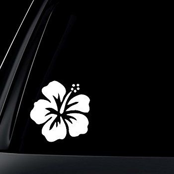 Hibiscus Hawaiian Flower Car Decal / Sticker, 5" Hibiscus Sticker, Flower Car, Hawaiian Flower, Hawaiian Flowers, Hibiscus Flower, Car Sticker, Hibiscus Flowers, Car Decals, Car Stickers