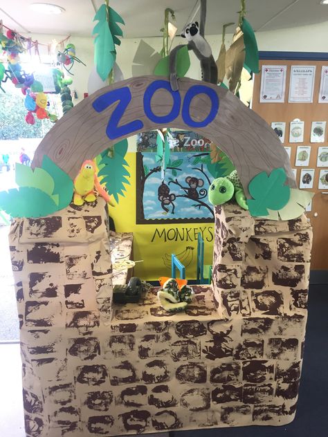 Zookeeper Dramatic Play, Zoo Dramatic Play Preschool, Zoo Dramatic Play, Role Play Areas Eyfs, Zoo Activities Preschool, Role Play Shop, Story Sacks, Dramatic Play Themes, Zoo Activities