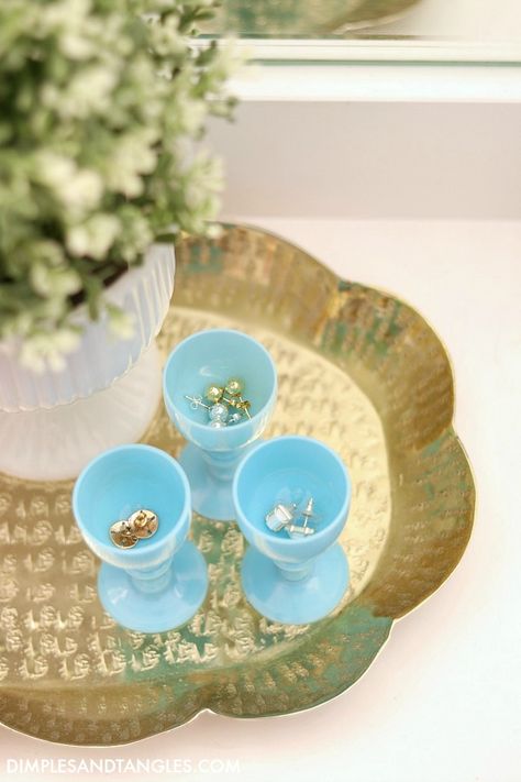 10 WAYS TO USE A CORDIAL GLASS Green China Cabinet, Kids Bathroom Makeover, Dimples And Tangles, Diy Earring Holder, Planner Vintage, Upcycled Vintage Jewelry, Small Business Blog, Digital Media Design, Cordial Glasses