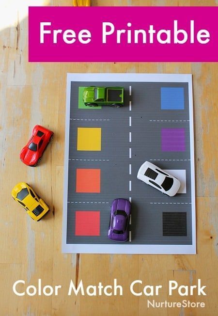 Car play mat printable for transport theme learning activities - NurtureStore Rich Activities, Learning Colors Activities, Car Learning, Transportation Preschool Activities, Transportation Theme Preschool, Transportation Activities, Transportation Crafts, Transportation Preschool, Activities Printable