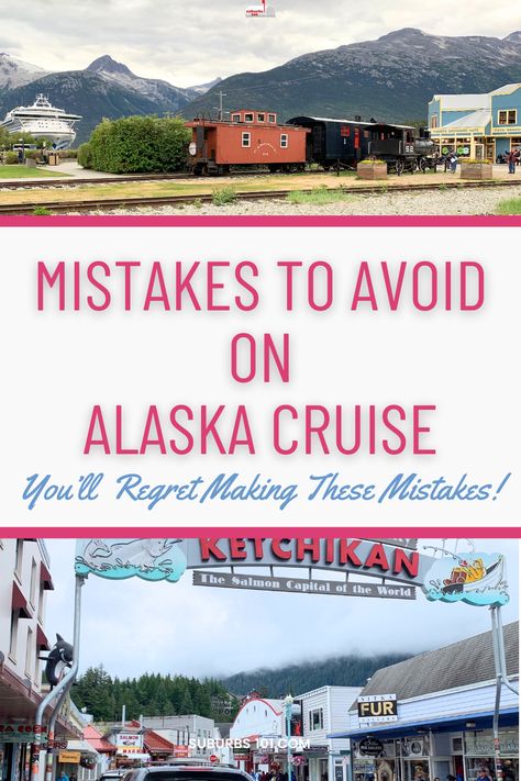 Alaska cruise is a bucket-list, once-in-a-lifetime travel experience. You’ll be amazed at the glaciers, wildlife and spectacular view! Here’s a list of Alaska cruise tips and mistakes to avoid from Alaska shore excursion tips to cruise cabin tips. So you can make the most of your time on your cruise ship to Alaska! Alaska Cruise Checklist, Royal Caribbean Alaskan Cruise Tips, Alaskan Cruise Tips And Tricks, Alaska Cruise Packing List May, Princess Alaskan Cruise Tips, Norwegian Bliss Alaska Cruise, Alaska Cruise In May, Alaskan Cruise Tips, Crown Princess Cruise Ship