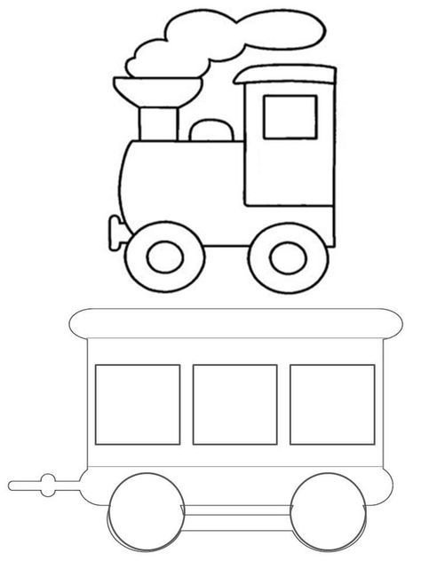 Train Crafts, Train Template, Transportation Preschool, Trains Birthday Party, Quiet Book Patterns, Transportation Theme, Class Decoration, Art Drawings For Kids, Preschool Art