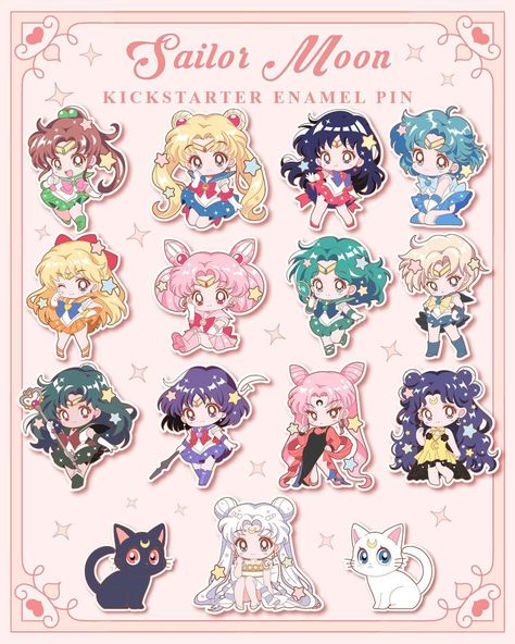 🌙Sailor Mars ❤️and Jupiter💚pin designs released‼️ Please leave a comment below ⬇️ if you like my designs❤️ 🌙My new Sailor Moon Kickstarter… | Instagram Sailor Moon Party, Sailor Moon Pin, Arte Sailor Moon, Sailor Moon Fan Art, Sailor Pluto, Sailor Chibi Moon, Sailor Moon Wallpaper, Sailor Uranus, Sailor Moon Character