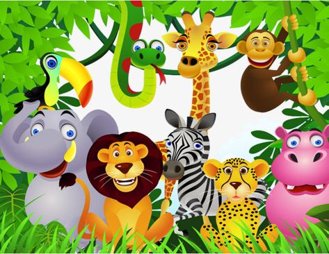 Jungle Cartoon, Jungle Thema, Safari Kids, Jungle Mural, Light Switch Sticker, Rainforest Animals, Nursery Wall Murals, Nursery Mural, Church Nursery