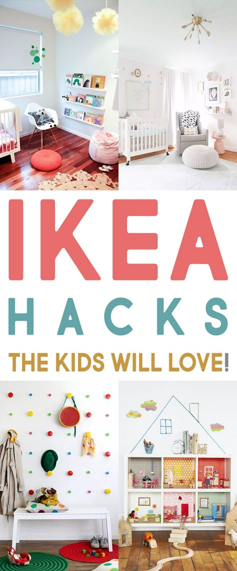 IKEA Hacks the Kids Will Love - The Cottage Market Trofast Ikea, Ikea Hack Kids, Ikea Kids Room, Ikea Desk Hack, Hacks Ikea, Ikea Kids, Ikea Hack Ideas, Cottage Market, Ikea Furniture Hacks