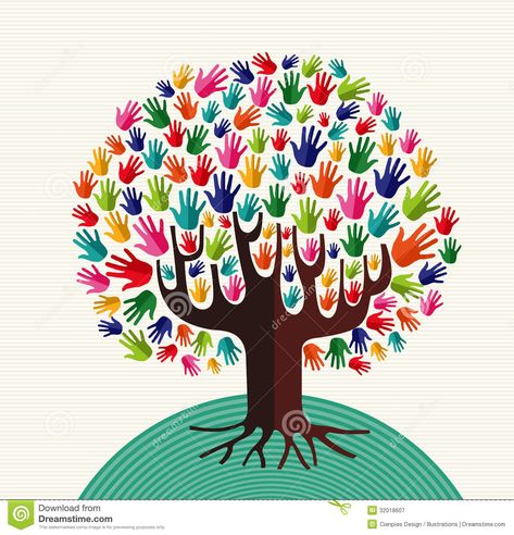 Diversity Stock Illustrations, Vectors, & Clipart – (18,232 Stock ... Hand Clipart, Vector Background Pattern, Handprint Art, Tree Illustration, Medical Illustration, Stock Photography Free, Photo Images, Art Icon, Hand Illustration