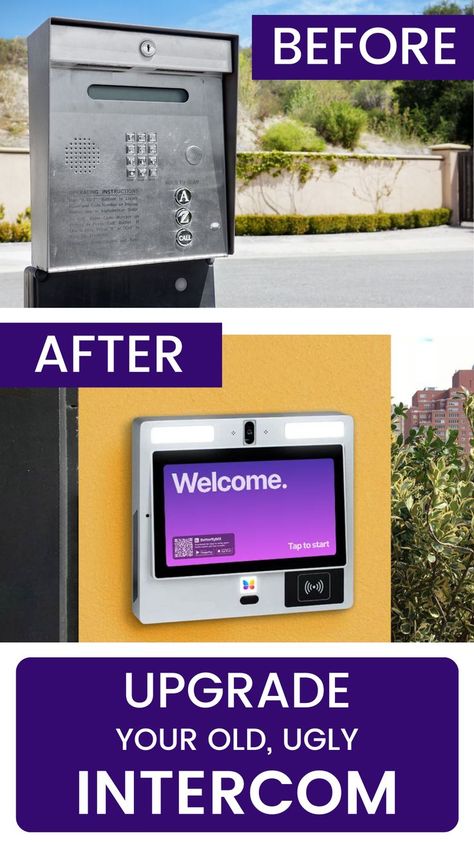 Not sure what to do with an old intercom system? Here are helpful intercom cover ideas and tips on replacing or upgrading an old intercom. # Intercom System, Access Control System, Cover Ideas, Stop Working, Access Control, To Look, Repair, Apartment, Signs