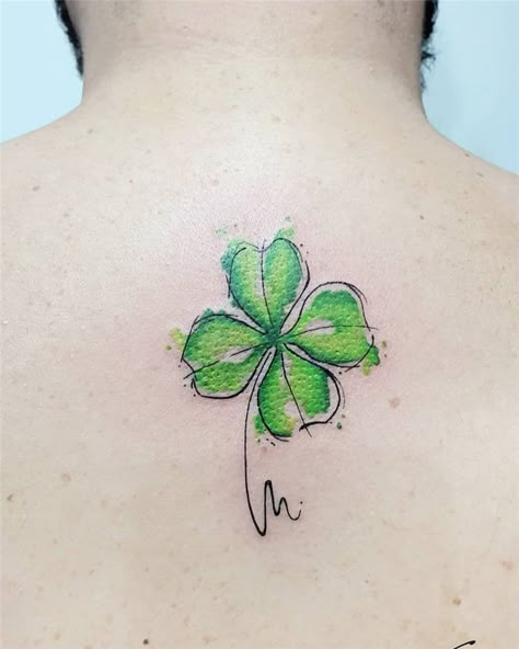 Celtic Clover Tattoos, 4 Leaf Clover Tattoo, Leaf Clover Tattoo, Four Leaf Clover Tattoo, Clover Tattoo, Shamrock Tattoos, Irish Tattoos, Clover Tattoos, Wild Tattoo