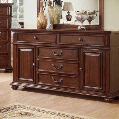 Dark Bedroom Furniture, Traditional Dressers, Romantic Bedroom Decor, Wooden Dresser, Coaster Furniture, Furniture Renovation, Furniture Of America, Oak Furniture, Rustic Furniture