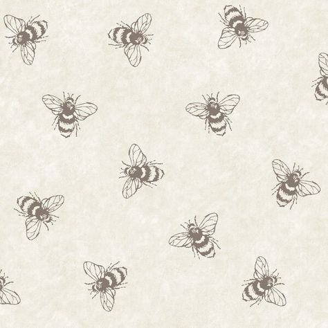 Bring the fun and delight of nature to life with Let It Bee 1m x 52cm Textured Metallic Finish Paste the Wall Wallpaper Roll. A classically simple bee in flight design with a subtle hint of metallic on a neutral background can be used on a statement wall for that understated atmosphere of sophistication or on all four walls to that all around back to nature look. Let It Bee, Natural Wallpaper, The Wall, Bee, Wallpapers, Boutique, Wall, Black