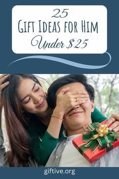 Looking for a great gift idea for the man in your life? Look no further! Check out our list of gift ideas for him...all under $25! Good Gifts For Men, 25 Gift Ideas, List Of Gift Ideas, Gift Ideas For Husband, Affordable Gift Ideas, Unique Gifts For Him, Good Gifts, Presents For Men, For Him Gifts