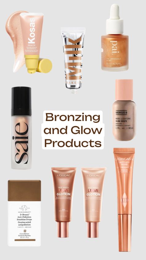 L’oréal Bronzing Drops, Best Bronzing Drops, Saie Bronzing Drops, Bronzy Drops, Drunk Elephant Bronze Drops, Bronze Drops, Makeup Shopping List, Bronzing Drops, Glow Drops