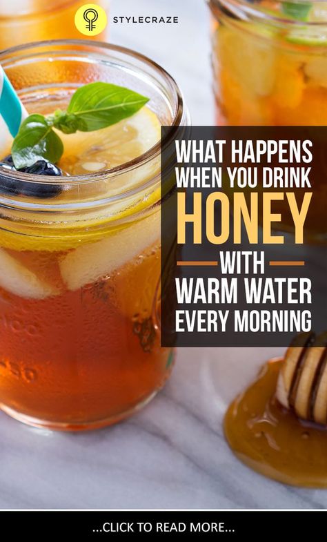 I Drank Honey With Warm Water On An Empty Stomach Every Morning And This Is What Happened Honey And Warm Water, Fruit Detox, Water Detox, Feeling Healthy, Honey Water, Water Benefits, Samos, Natural Therapy, Honey Lemon