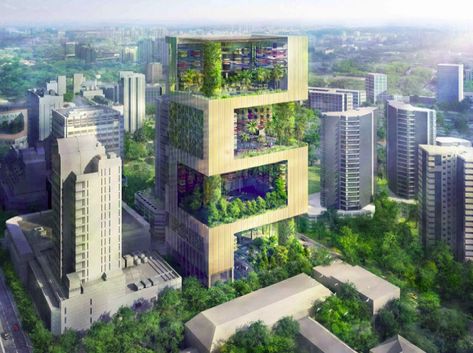 Pan Pacific Orchard, Singapore open in 2022 Orchard Singapore, Orchard Road Singapore, Terraced Landscaping, 1 June, Hotel Branding, Sky Garden, Green City, Vertical Garden, Open Air