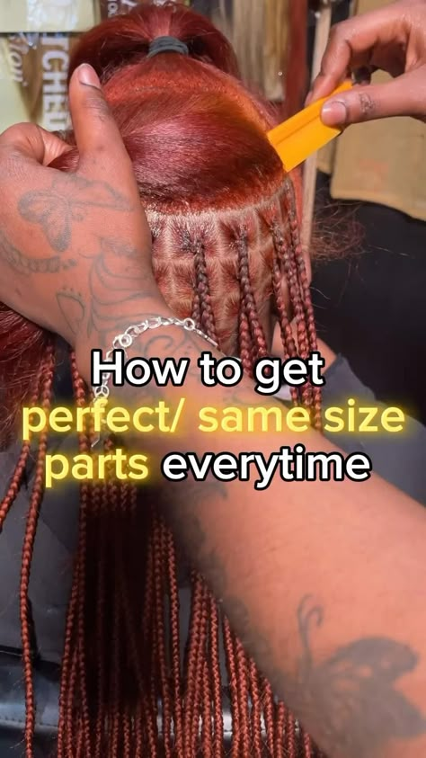 Braid Your Hair, Hair Braid Patterns, Parting Hair, Braiding Your Own Hair, How To Braid, Protective Hairstyles For Natural Hair, Quick Natural Hair Styles, Cute Box Braids Hairstyles, Quick Braided Hairstyles