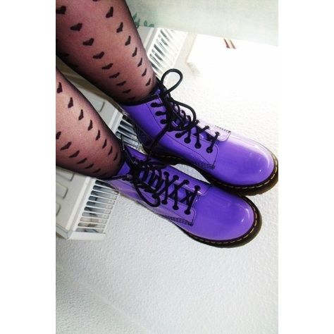 Purple Doc Martens, Neo Grunge, Galaxy Converse, Galaxy Vans, Amity Blight, Wearing Purple, Tokyo Street Fashion, Stephanie Brown, Dr Martens Boots