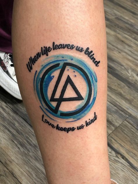 Chester Bennington Tattoo Ideas, Linkin Park Logo Tattoo, Linkin Park Tattoo Ideas, Chester Bennington Tattoo, Linkin Park Tattoo, Song Lyric Tattoos, Linkin Park Logo, Aa Tattoos, Stained Glass Tattoo