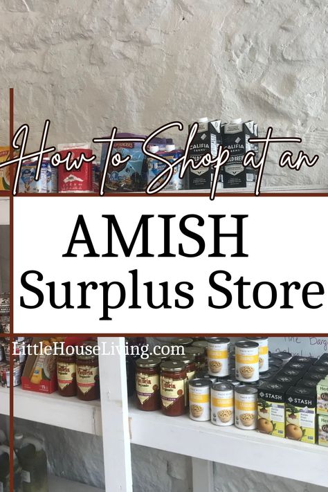 Looking to find a bargain on groceries? After 15 years of shopping at surplus grocery stores and Amish bent and dent stores, I'm sharing my best tips! Amish Store, Frugal Meal Planning, Frugal Food, Emergency Preparedness Food, Life On A Budget, Eating Organic, Frugal Meals, Survival Food, Grocery Stores