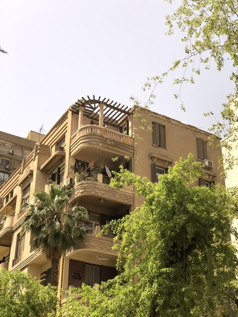 #Zamalek #Cairo #Homes #naturebeauty 🍃🌿 #Taken_by_me📷 Egyptian Apartment, Life In Egypt, Egypt Culture, Alexandria Egypt, Old Egypt, Architecture Model House, Old Buildings, Sociology, Beautiful Buildings