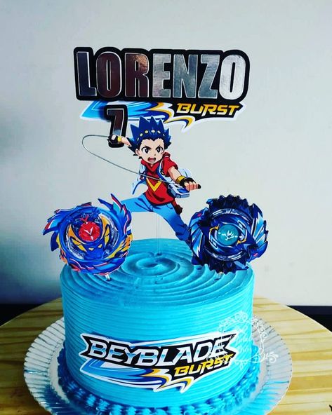 Beyblade Cake, Beyblade Burst Turbo, Beyblade Burst, 10th Birthday, Kids Party, Abc, Birthday Cake, Cake, Birthday