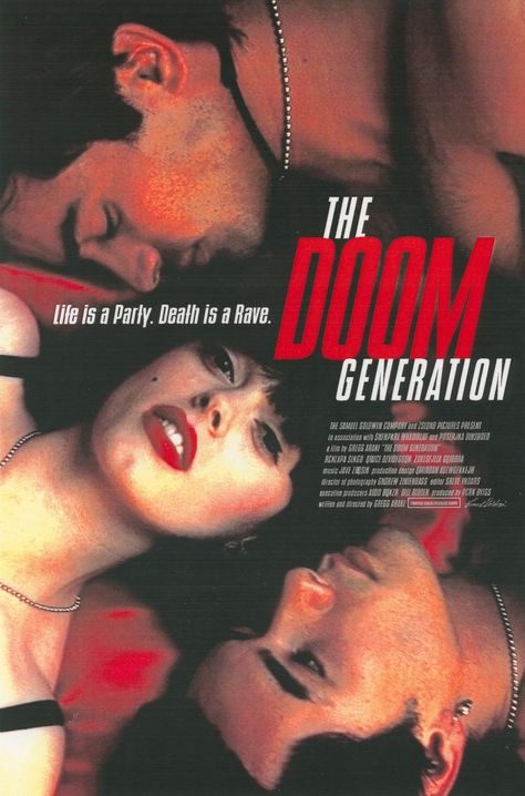 The Doomed Generation, Doom Generation Poster, Amy Blue Doom Generation, The Doom Generation, Gregg Araki, Doom Generation, X Poster, 1995 Movies, The Doom