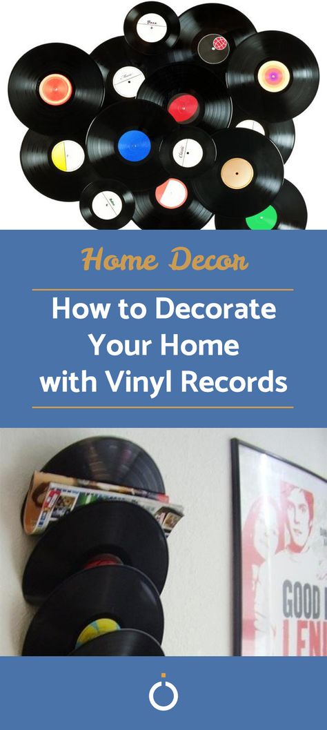 45 Records Crafts Diy, Old Records Crafts Diy, Decorate With Vinyl Records, Decor With Vinyl Records, Vinyl Record Decoration, Decorate With Records, Repurpose Vinyl Records, 45 Record Crafts, Vinyl Record Decor Ideas