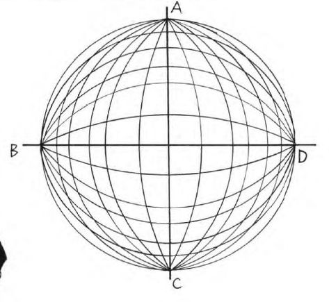 Art References Perspective, Fisheye Guidelines Drawing, How To Draw Fishbowl Perspective, Drawing From Different Perspectives, Round Perspective Drawing, Fish Eye Architecture, Sphere Perspective Drawing, Fisheye Effect Drawing, Drawing Fish Eye Perspective