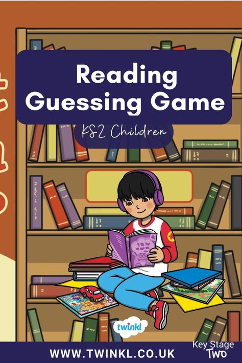 Reading Guessing Game for Key Stage 2 Children Book Day Activities, World Book Day Activities, Key Stage 2, The Riddle, World Book Day, Book Day, Guessing Games, What Am I, I Love Reading