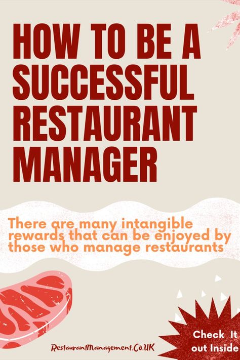 Restaurant Manager tips Inside Restaurant, Inspire Employees, Manager Tips, Restaurant Manager, Restaurant Cleaning, Organizational Skills, Employee Morale, Team Management, Successful Business Owner