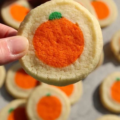 Squeaky Mixer, Pillsbury Halloween Cookies, Pillsbury Cookies, Biscuits Halloween, Pillsbury Sugar Cookies, Pumpkin Sugar Cookies, Halloween Sugar Cookies, Fun Baking, Orange Recipes