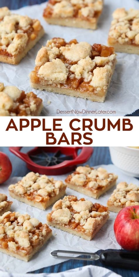 Apple Bars With Pie Filling, Apple Crumb Bars Taste Of Home, Freezer Friendly Dessert Bars, Apple Pie Shortbread Bars, Apple Crisp Bars Recipe Easy, Apple Crumb Bars Streusel Topping, Caramel Apple Crumb Bars, Apple Crumb Bars Easy, Apple Cookie Bars Recipes