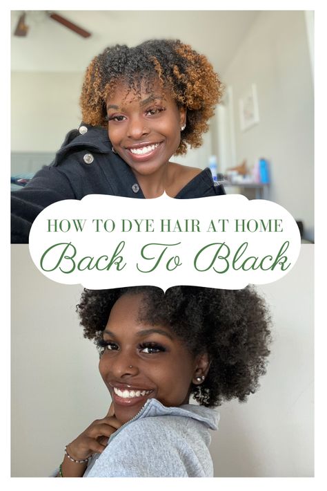 Blonde To Black, How To Dye Hair, How To Dye Hair At Home, Black Brown Hair, Golden Brown Hair, Black Natural Hair, Blonde Tips, Black Hair Dye, Dyed Blonde Hair