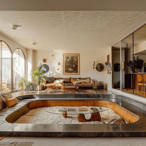 Sunken Living Room AKA Conversation Pits: What Are They And Where Are They Now? — Living Bright Interiors