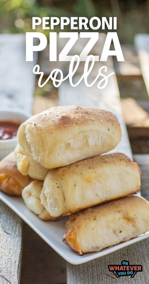 Pepperoni Pizza Rolls Stromboli Dough Recipe, Pizza Rollups, Easy Pepperoni Rolls, Homemade Pepperoni Rolls, Pepperoni Rolls Recipe, Pepperoni Roll, Roll Dough Recipe, Pepperoni Pizza Rolls, Pepperoni Bread