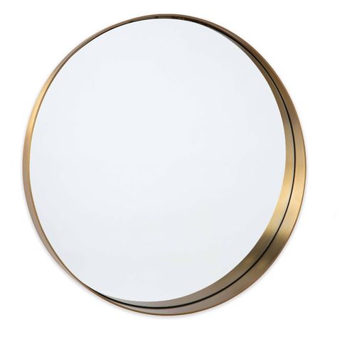 Gunner Mirror Round | Regina Andrew Detroit Dressing Room Mirror, Mirror Round, Circular Mirror, Brass Mirror, Rectangle Mirror, Round Wall Mirror, Fireplace Mantel, Beveled Mirror, Large Mirror