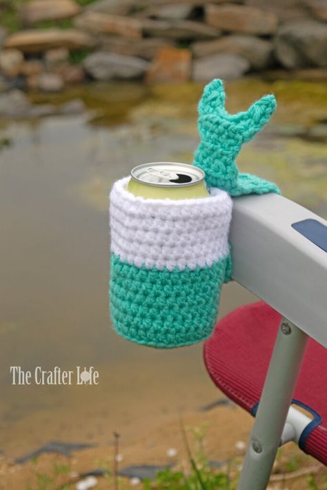 Koozie Pattern, Crochet Koozie, Half Double Crochet Decrease, Crochet Mug Cozy, Double Crochet Decrease, Crochet Cup Cozy, Crochet Poncho Free Pattern, Half Double Crochet Stitch, Cozy Crochet Patterns