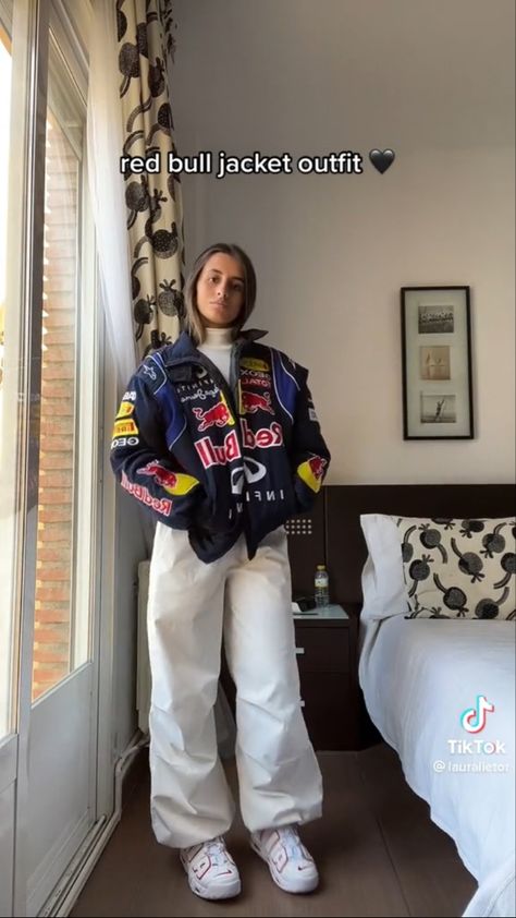 Red Bull Jacket Outfit, Red Bull Jacket, Racing Jacket, Streetwear Men, Red Bull Racing, Our Legacy, Streetwear Men Outfits, Trending Now, Red Bull