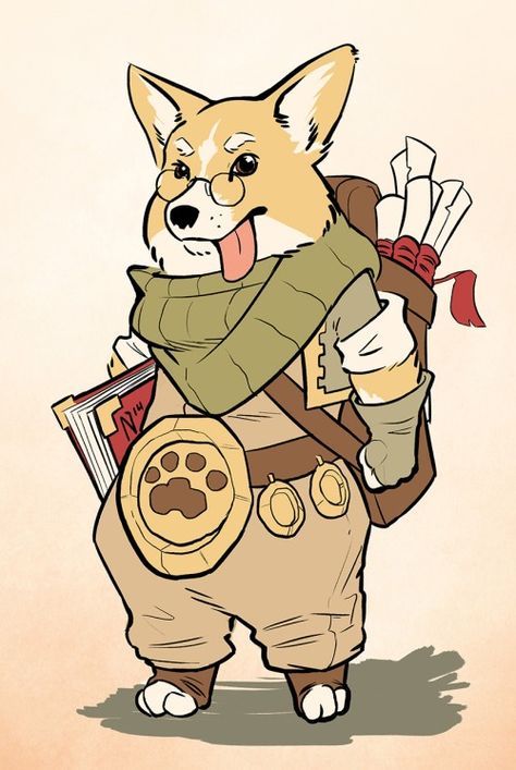 Corgi Wizard Chibi Dog, Pathfinder Game, Pathfinder 2e, State Of Decay, Corgi Art, Pathfinder Character, Pathfinder Rpg, Dnd Art, Dungeons And Dragons Homebrew