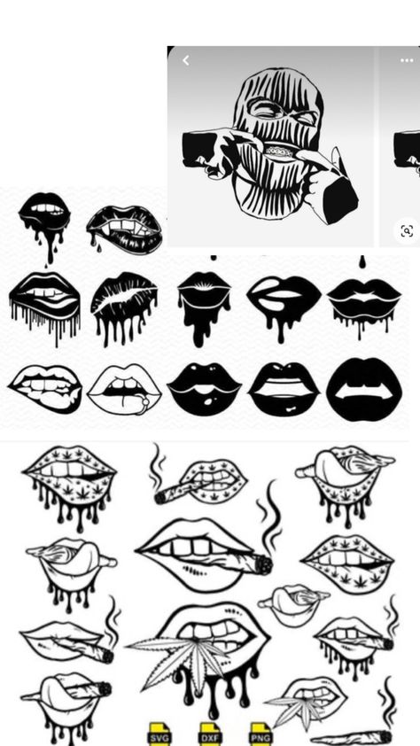 Lip Tattoo Design, Lips Tattoo Stencil, Lips Tattoo Design, Lips Stencil, Lip Stencil, Lips Ideas, Lips Tattoo, Tattoo Stencil Outline, Lip Tattoos