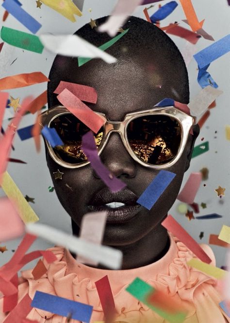 Karen Walker eyewear campaign "Celebrate". Holiday Campaign, Wearing Sunglasses, Wearing Glasses, Karen Walker, Eyewear Fashion, Photography Inspo, Fashion Shoot, Square Sunglasses Women, Oakley Sunglasses