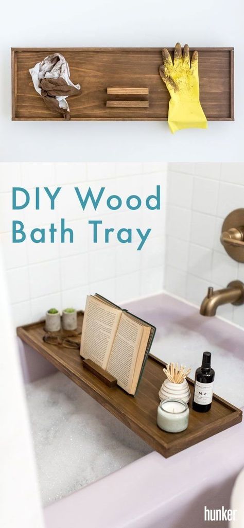 Wood Bath Tray, Tub Tray, Bathtub Tray, Wood Bath, Spa Night, Bath Tray, Diy Wooden Projects, Diy Holz, My Hobby