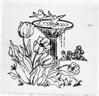 Vintage Art Tattoo, Bird Bath Tattoo, Birdbath Tattoo, Vintage Inspired Tattoos, Flower Art Tattoo, Goblincore Tattoo, Spring Tattoo, Garden Tattoos, 동화 삽화